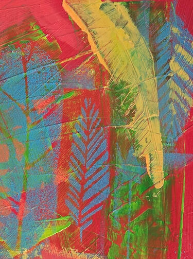 FOREST FLOOR (Detail) | Acrylic on Canvas