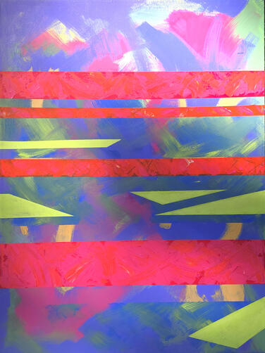 UNTITLED AZURE | Acrylic on Canvas